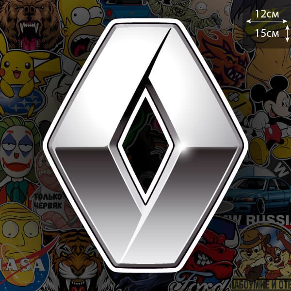 Наклейка на авто Renault logo
