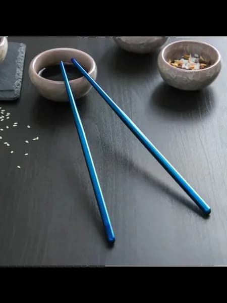 Синие палочки для суши 21 см, палочки для еды