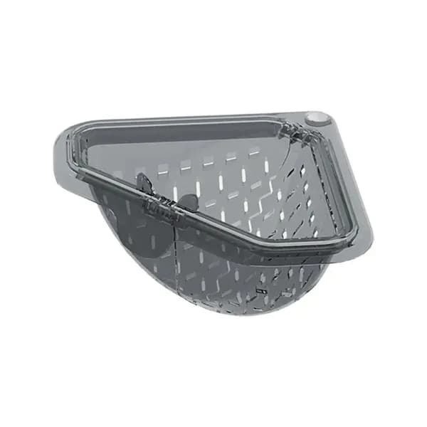 Коландер для мойки 21x15 см 1 шт светло-серый
