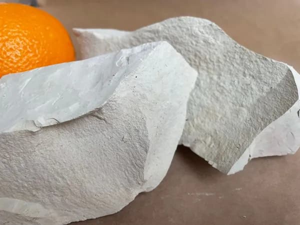 Уральская ГОЛУБАЯ глина кусковая, 1 кг