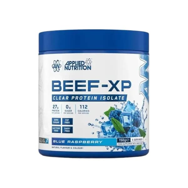 Гидролизованный изолят говяжьего белка Applied Nutrition BEEF-XP 150 г (BLUE RASPBERRY)