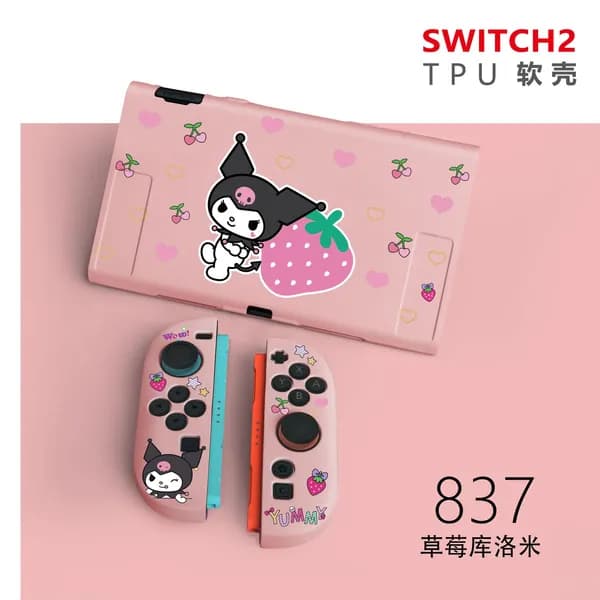 Защитный чехол для Switch 2-го поколения, мягкий чехол из ТПУ, матовый цветной чехол.