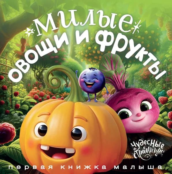 Книга Милые овощи и фрукты. Первая книжка малыша