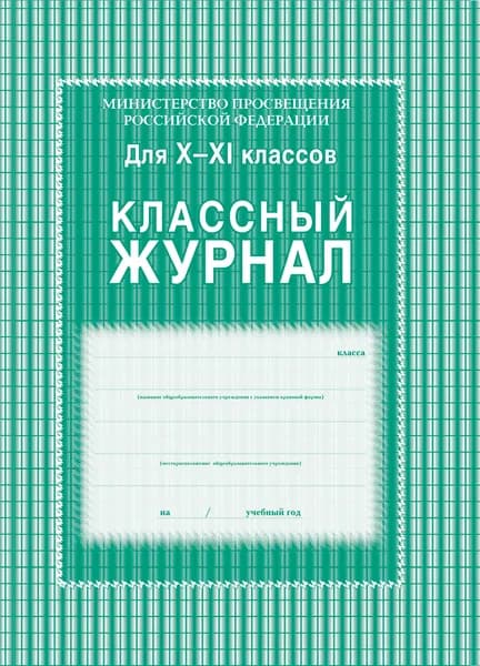 Классный журнал. 10-11 класс: 184 стр.