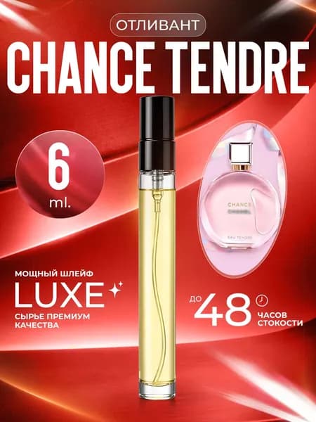 XOXO PARFUMER Наливная парфюмерия Chance Tendre  Шанс Тендер Розовый  отливант духов 6 мл