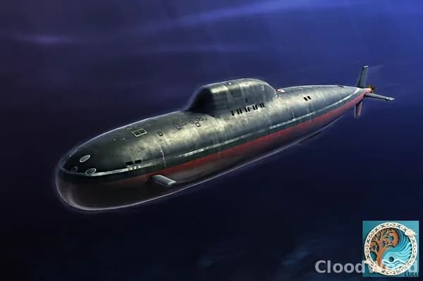 Hobbyboss 83528 1:350 Атомная подводная лодка ВМФ России класса "Альфа" Сборная модель судна