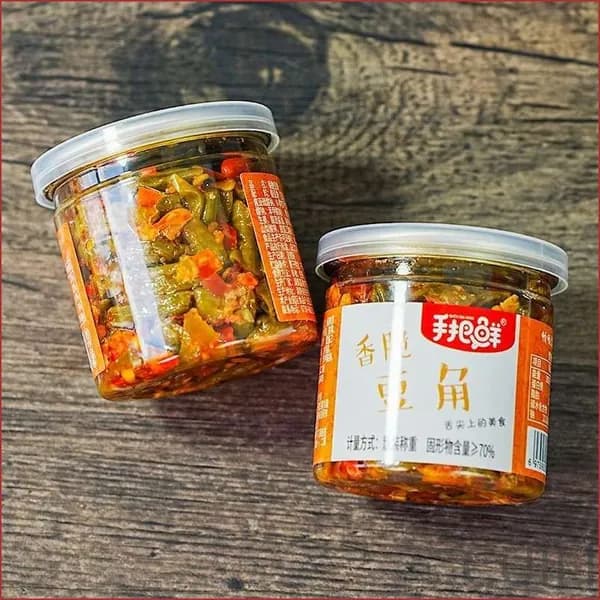 Китайские снеки азиатские продукты Маринованные острые стручковые фасоли