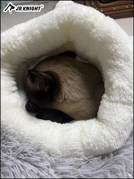 Теплый спальный мешок для кошек 55x45 см, подходит для кошек весом до 7,5 кг