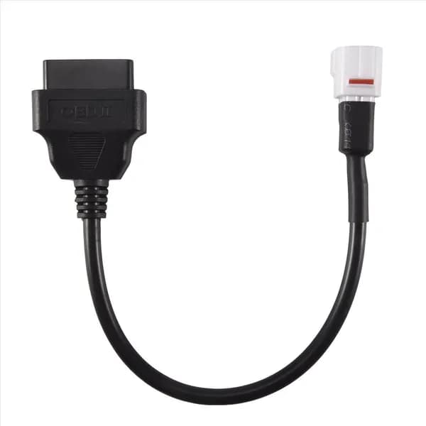4-контактный к OBD2 считыватель кодов неисправностей мотоцикл сканер диагностический кабель совместим с MT10 FZ10 XSR700 TmAX530 R6