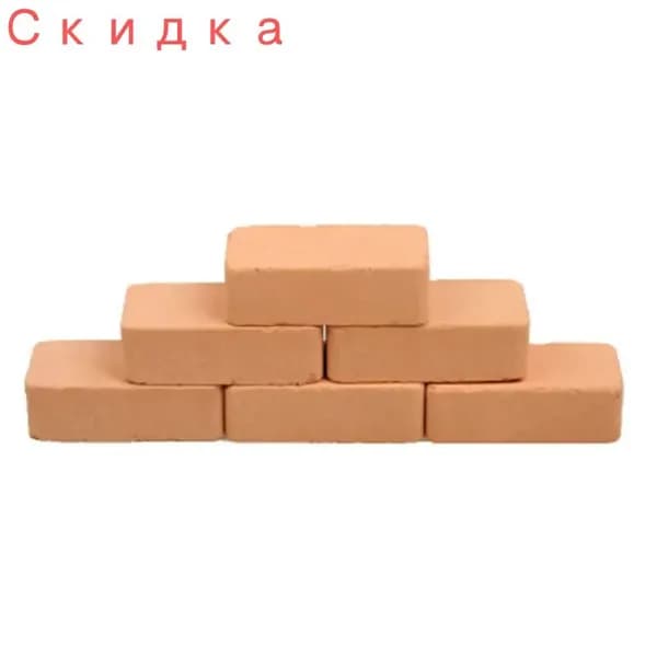 100 штук,кирпичи размером 1:16-красные