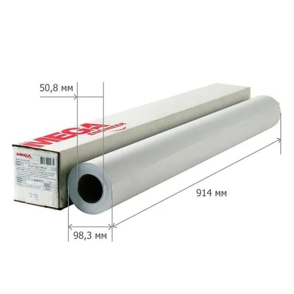 Бумага широкоформатная Promega Engineer InkJet длина 30 м. ширина 914 мм. плотность 90 г/кв. м. белизна 146% CIE. диаметр втулки 50.8 мм