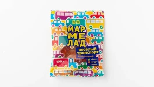 Мармелад жевательный "Весёлый транспорт", 100 г