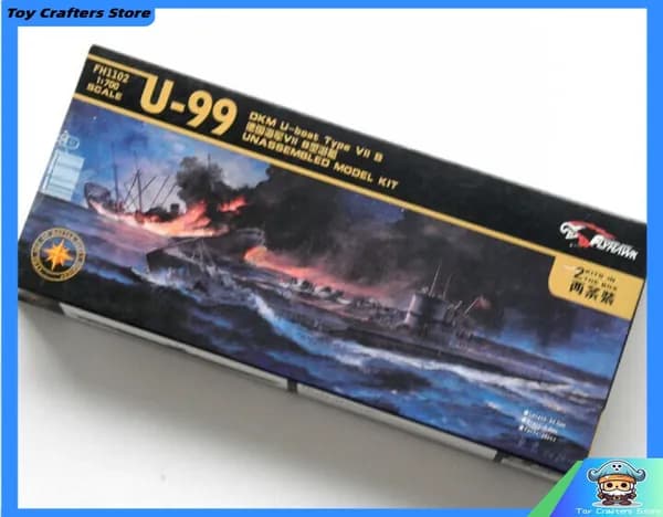 Fly hawk 1/700 1102 Немецкая подводная лодка U-99 (2 комплекта) высшего качества сборная модель корабля