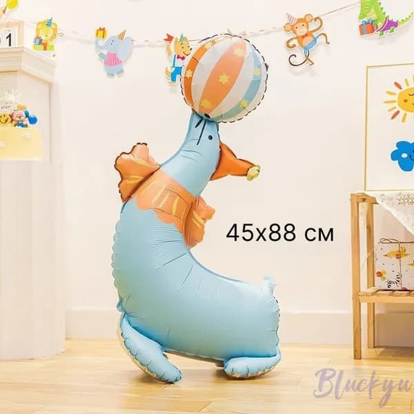 3D мультяшный воздушный шар из алюминиевой фольги, стоят сами, украшение класса и праздников
