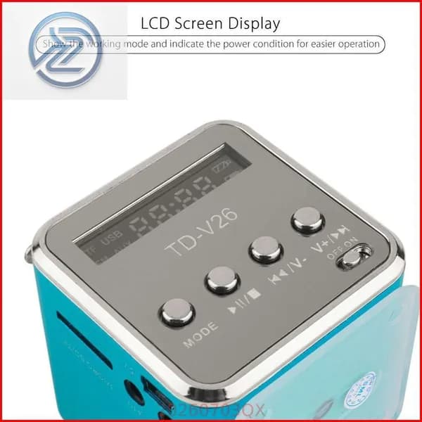 Мини-колонка TD-V26 с воспроизведением с USB-флешки