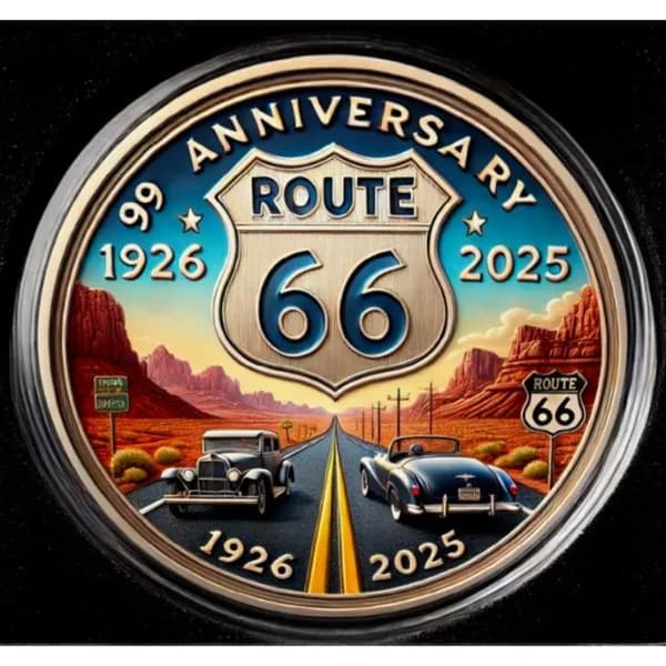 Металлическая Картина Винтажная Route 66, Украшение Для Гаража, Бара, Дома.20x20cm