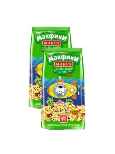 Макароны "Подводный Мир" MAKFA,2шт по 250г