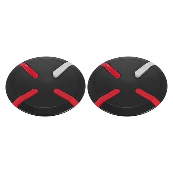 Набор из 2 накладок на ступицу колеса для электросамоката Xiaomi Ninebot Mini/Pro, прочные и износостойкие, чёрные.