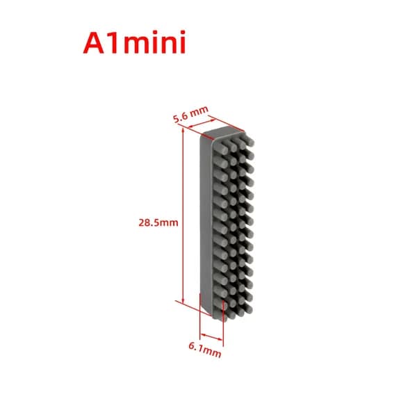 Резиновая щетка пластины стола для Bambu Lab A1 mini