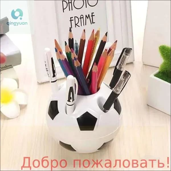 Многофункциональный Держатель Канцелярских Ручек, Креативная Ручка В Форме Футбольного Мяча