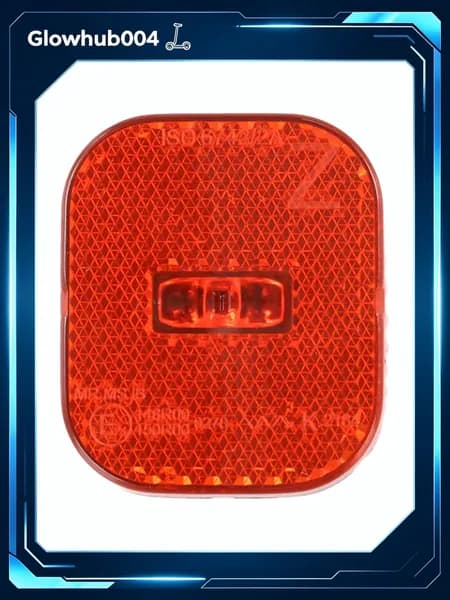 Защитный кожух светофора Segway Max G2, ABS+PC, 45*53*23мм, Красный, 12.1г, легкий и простой монтаж