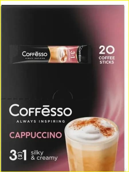 Кофе 3 в 1 Cappuccino, 20 пакетиков, популярный премиумнапиток