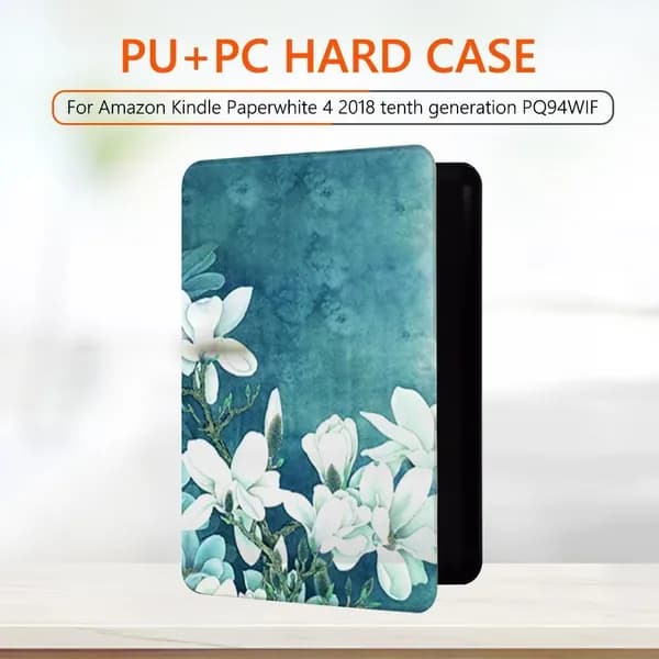 Чехол для Kindle Paperwhite 4 (2018) матовая текстура с рисунком