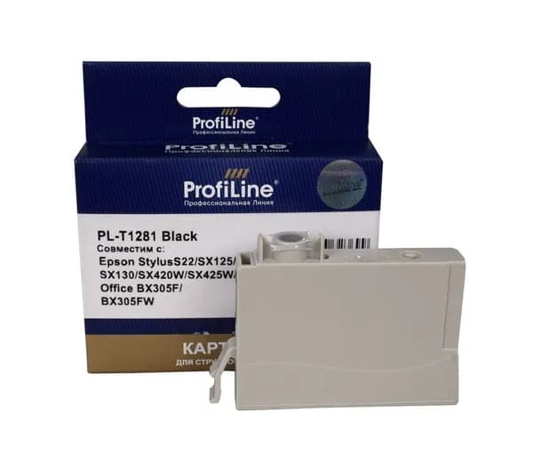 Струйный картридж ProfiLine T1281 для принтеров Epson Stylus S22, SX125, SX130 5,9 мл черный