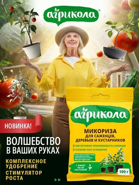 Биологическое удобрение "Микориза для саженцев, деревьев и кустарников", 100 гр