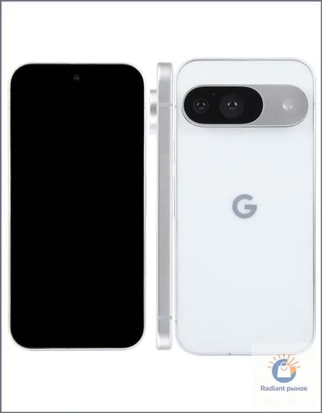 Премиум макет Google Pixel 9, фарфор