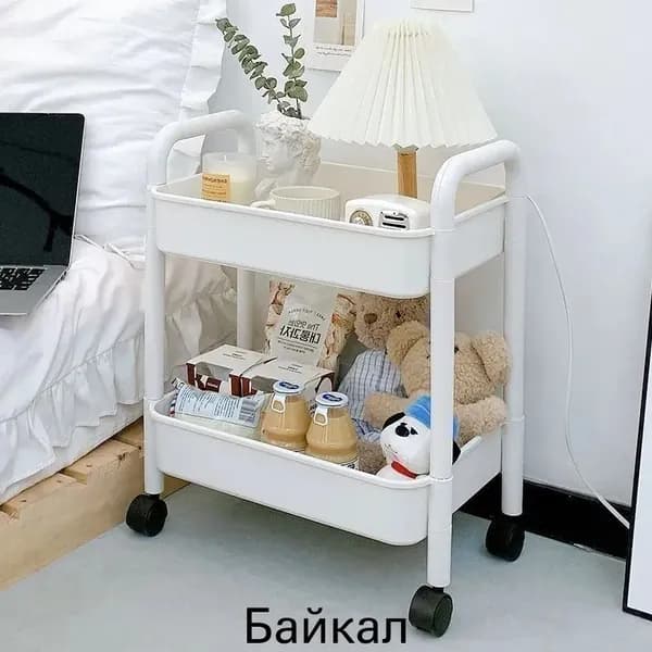 Этажерка, 2 секц., ABS пластик, 33х22х38 см