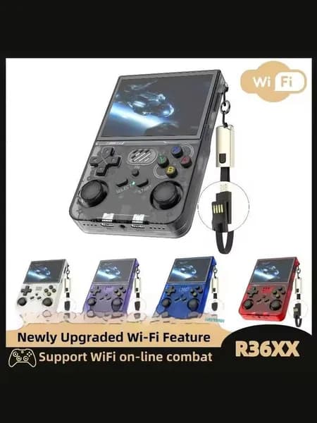 R36XX Ретро Портативная аркадная игровая консоль PSP Ностальгическая 3D с Wi-Fi для двух игроков