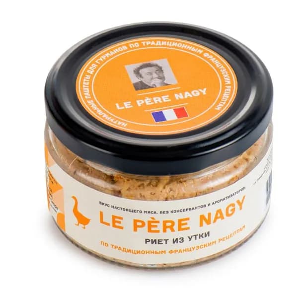 Риет из утки, Le Pere Nagy 180г, Россия