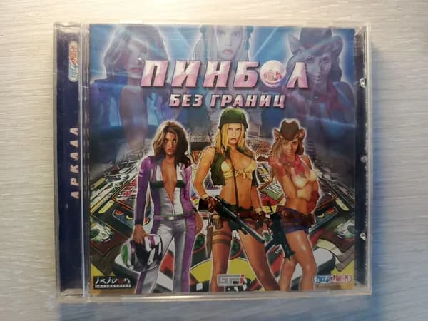 Диск с винтажной игрой для слабого ПК Пинбол без границ
