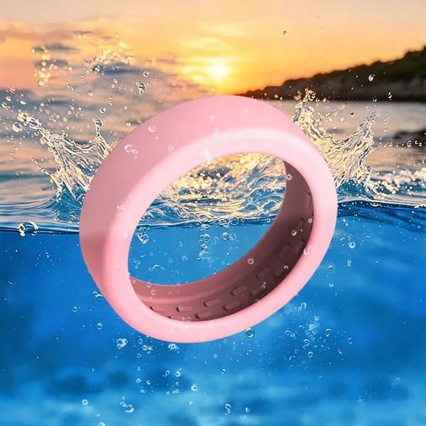 Силиконовый чехол для кольца Oura Ring 5, розовый, размер S