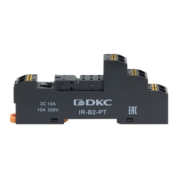 (цена за 1 шт) Колодка c клеммами push-in для реле на 2 группы: IR-24DC/230AC-2CO