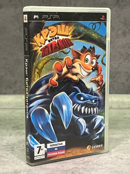 Крэш: Битва Титанов (Crash of the Titans) / Диск с игрой для PSP