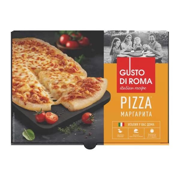 Пицца Gusto Di Roma Римская Маргарита 390г
