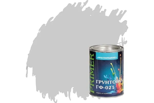 Грунтовка Противокоррозионная, цвет серый, 0.9 кг, полезный