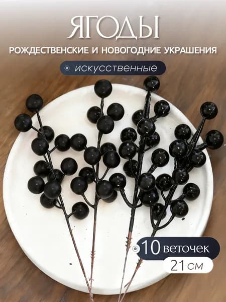 Ветка, шишка декоративная,10шт
