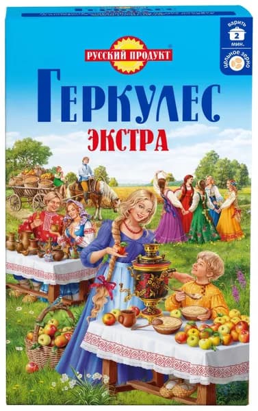 Геркулес Русский продукт Экстра быстрого приготовления, 1кг