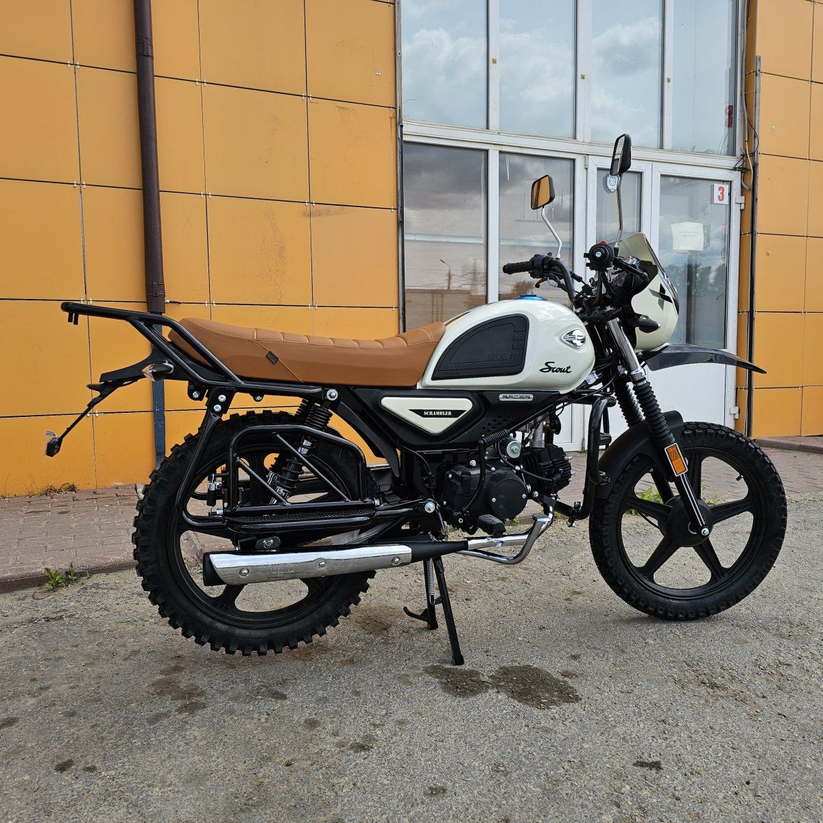 Мопед Racer RC50 Scout M1_110сс бел (без ПТС в заводской упаковке)