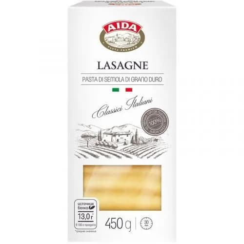 Aida Макаронные изделия Lasagne Лазанья, 450 г