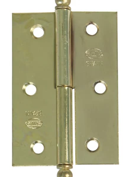 Петля мебельная карточная съёмная левая Amig 541 (123), 51х36 мм, сталь, цвет золото, комплект 2 шт.