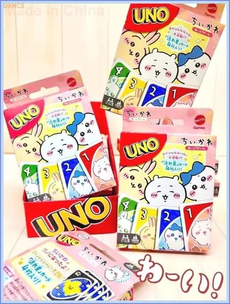 Кобрендовая карточная игра UNO от Chikawa, Подходит для игры 2-10 человек, Семейная вечеринка, Праздничная развлекательная атмосфера
