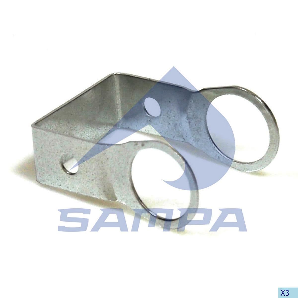 Держатель ролика колодки 19 x 35,5 Sampa 114.158