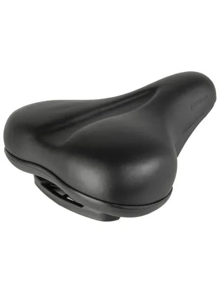 Седло велосипедное VENTURA ELASTOMER комфортное, 275х195мм., эластомер, с замком
