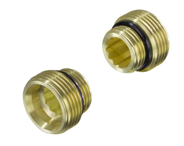 Ниппель адаптер для узла нижнего подключения радиатора 1/2" х 3/4" ЕК TIM (2шт)