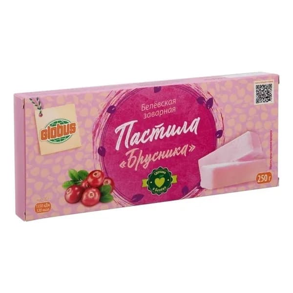 Пастила Globus Брусника заварная 250 г