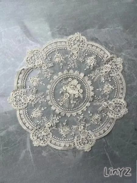 Салфетка сервировочная Кружево 33x33см, 1шт.